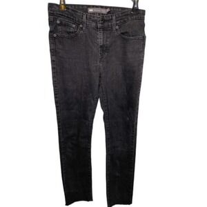 Levi's Black Demi Curve Classic Rise Slim Leg Denim Jeans Women Sz 4/27 EUC